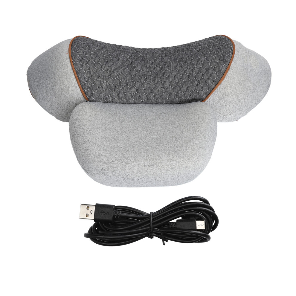 Neck Massager Pillow Memory Foam Vibration Heating for Fatigue Relief