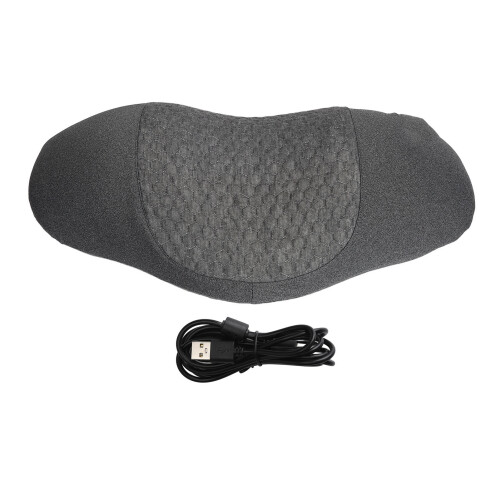 Neck Curve Massage Pillow Vibration Hot Compression Heating