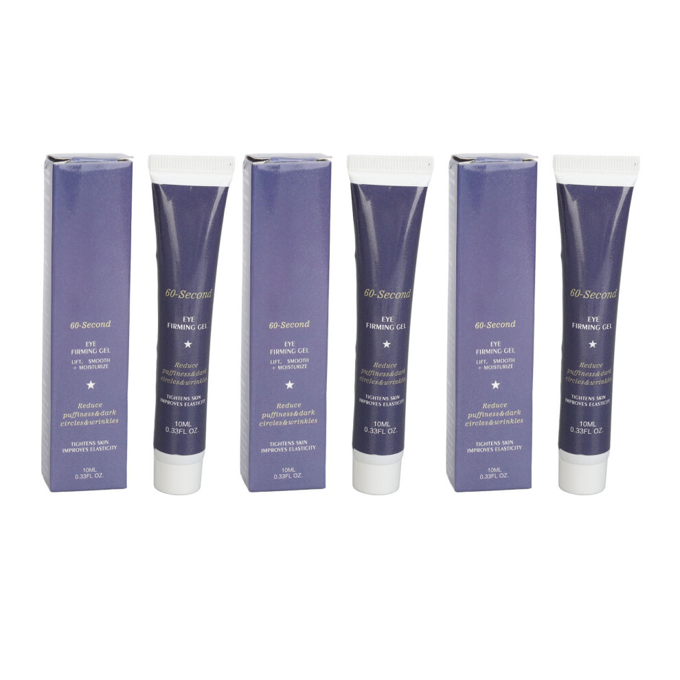 Green 3Pcs Eye Firming Gel 10Ml Moisturizing Under Eye Wrinkles Fine Lines