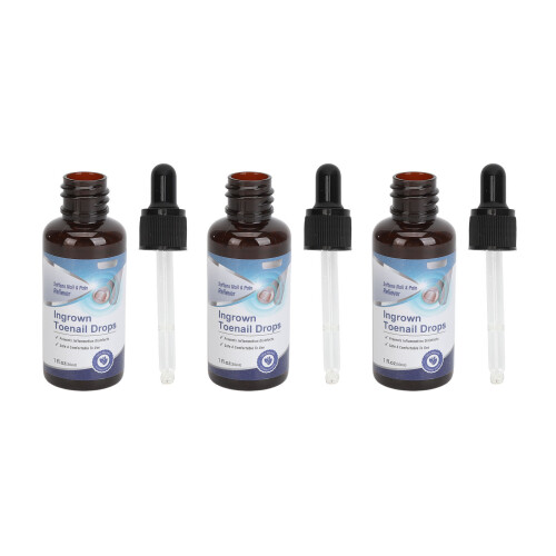3 Stück eingewachsene Nagel Tropfen Bio 30ml 1