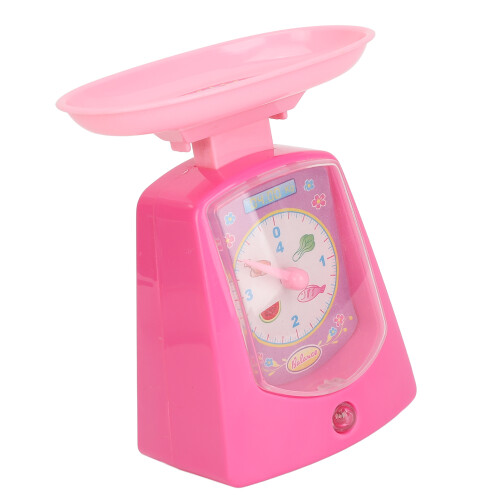 Elektronische Kinderwaage mit Display, pädagogisch, pink 2