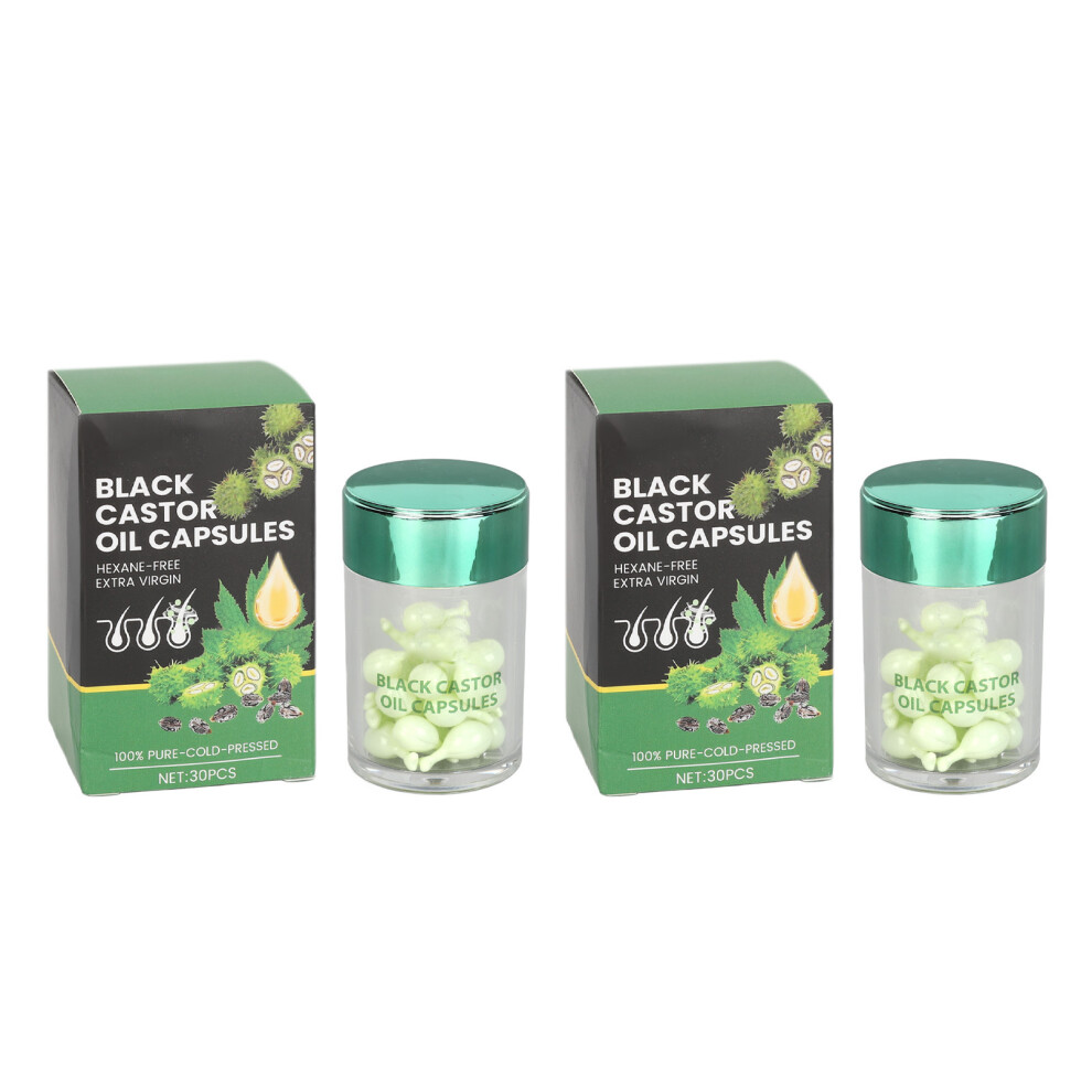 60pcs Hair Growth Castor Oil Capsule Repair Damaged Hair-image-OPC-PMJGKDB-NEW