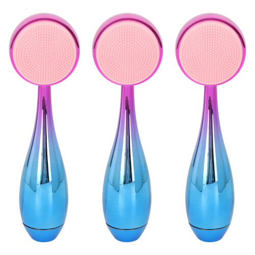 3x Handheld Gesichtsreinigungsbürste Doppelseitig 2