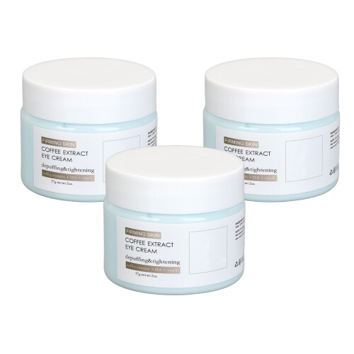 3x Kaffee-Augencreme 2oz gegen Augenringe & feine Linien 2