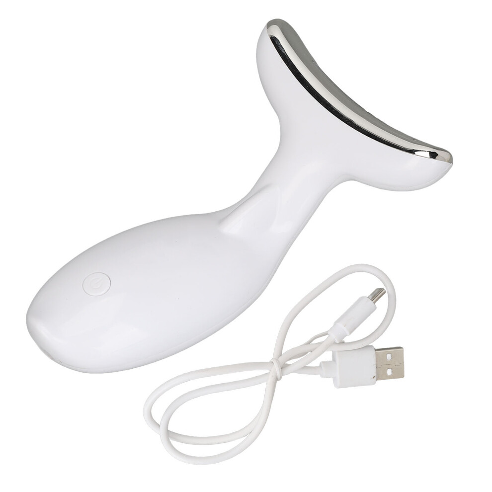 Neck Firming Microcurrent Heating Facial Lifting Massager Portable