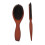 2x Heren Paddle Haarborstel Set Houten Handvat Kam 1