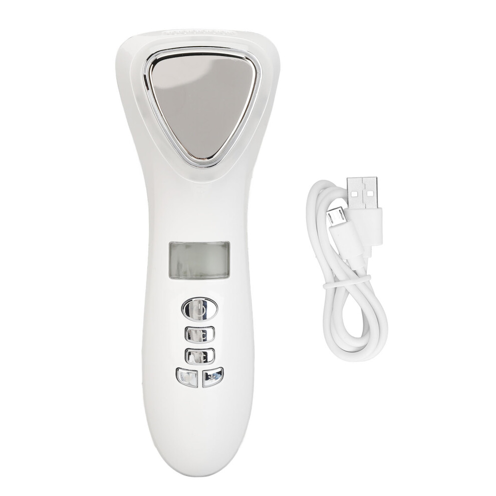 Hot Cold Facial Massager Vibration Wrinkle Reduction Photon