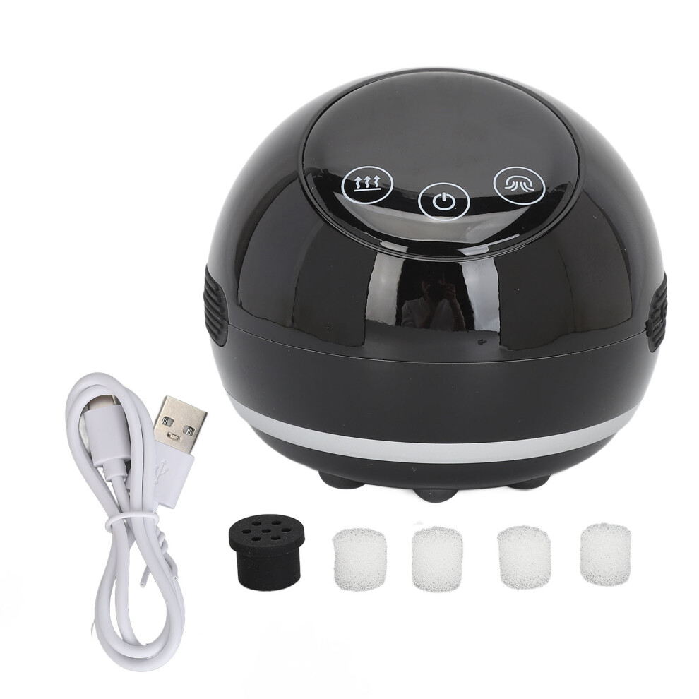 (Glossy Black) Electric Cupping Machine 5 Heating 5 Suction Negative Pressure Vacuum