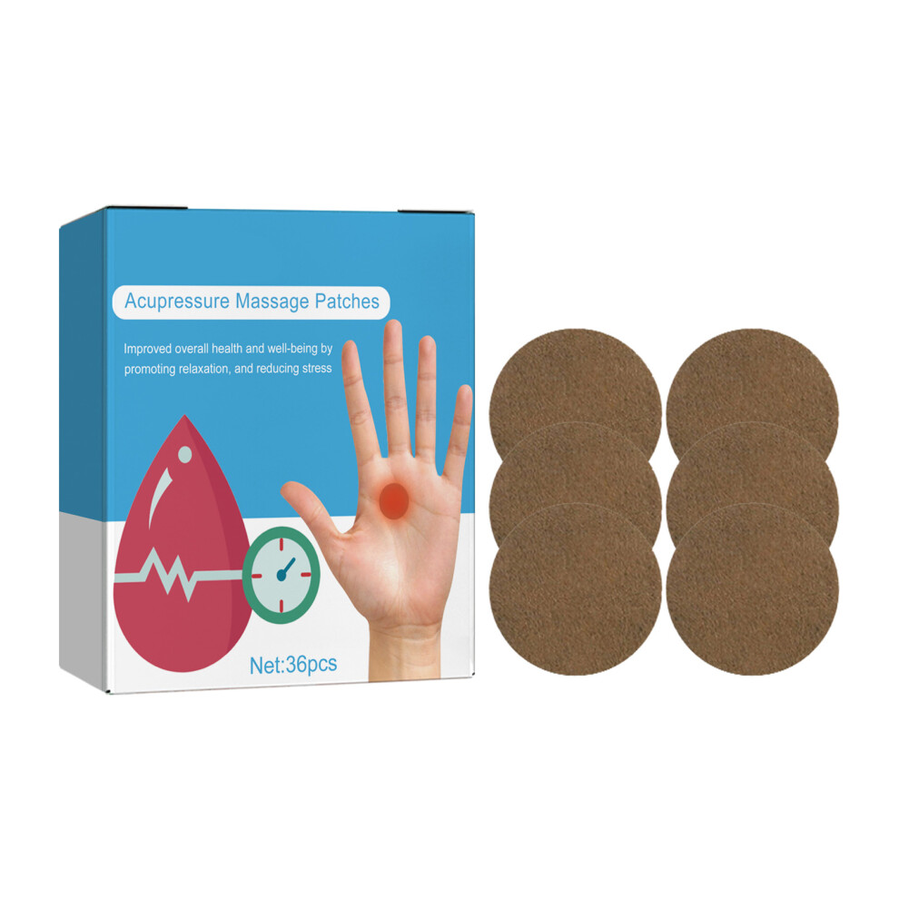 Ximonth Acupressure Patch 36pcs Lower Blood Pressure Stress Relief