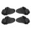 2 Paar Silicone Anti-slip Pads Zwart 2