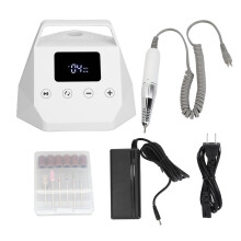 (US Plug) Elektrische Nagelfeile 35000 U/min leise Weiß