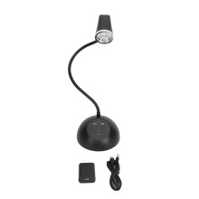 (US Plug) 18W Gooseneck nagellamp 3 LED's Oplaadbaar UV Gel