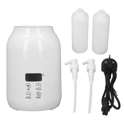 (White) Massageöl-Wärmer mit Touch-Steuerung & LED