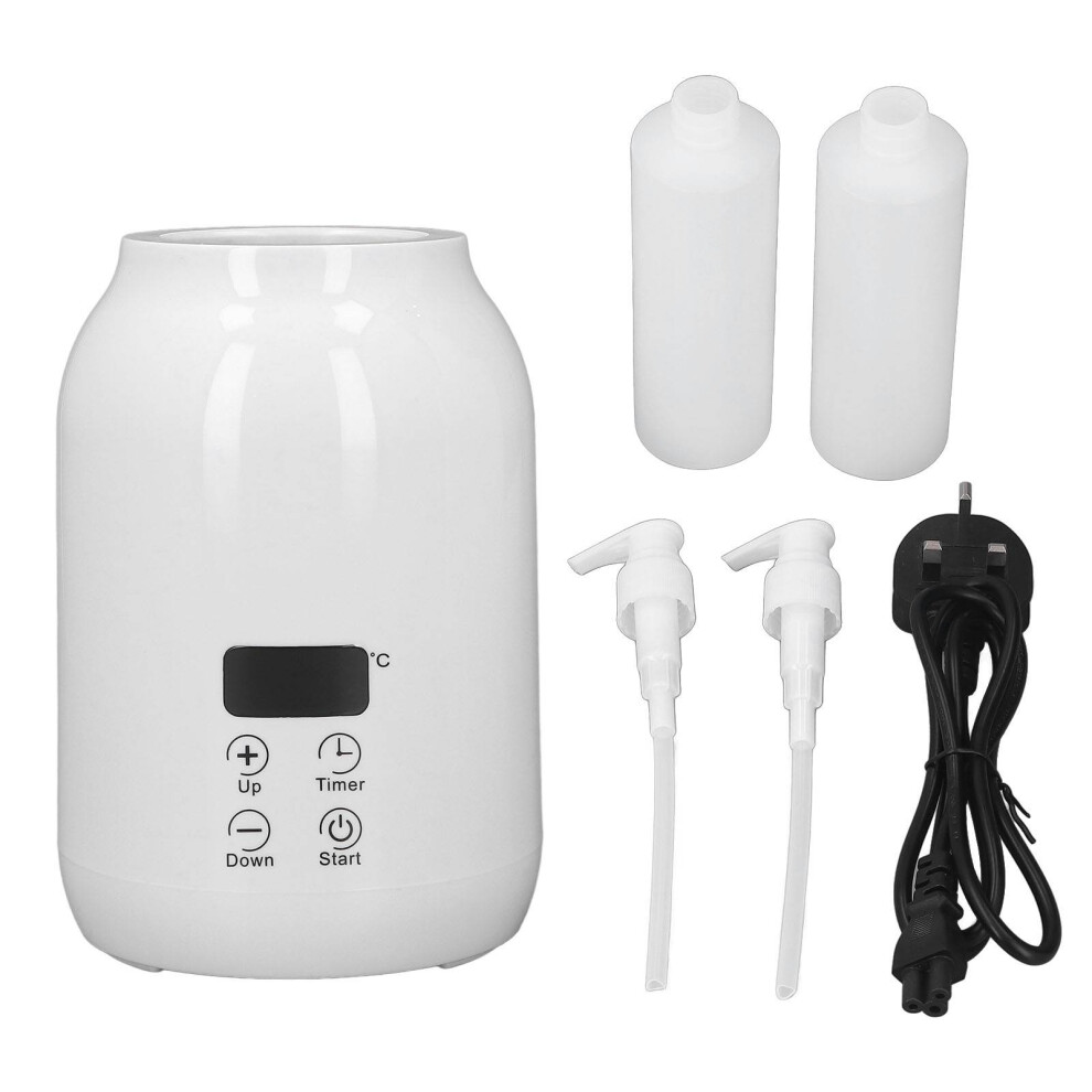 (White) Massage Oil Heater Touch Control Thermostatic LED Warmer