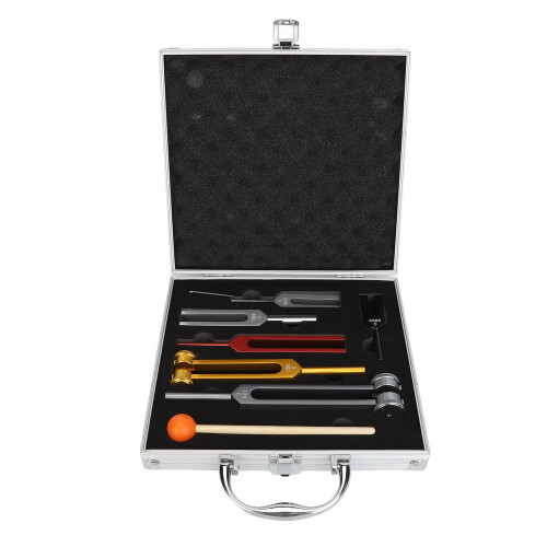 Stimmgabel-Set mit Schlägel für Meditation Yoga