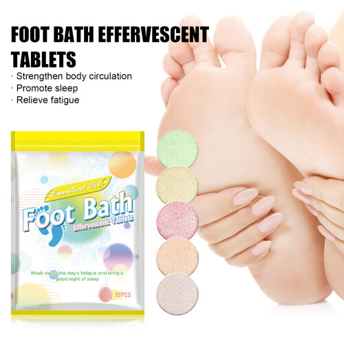 XIMONTH 10pcs Foot Bath Tablets Exfoliating 1