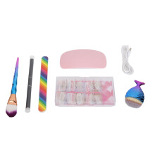 6-delig Nagellamp Borstelset Gel Manicure Droger