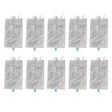 10x Urinbeutel mit Ventil, tragbares Sammelsystem