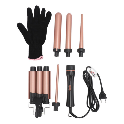 Hair Waver 5 in 1 Fast Heating Adjustable LED Display Crimper
