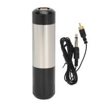 (Silver) Rotary Tattoo Machine Pen RCA Liner Shader Holle Cup Motor Clip Cord