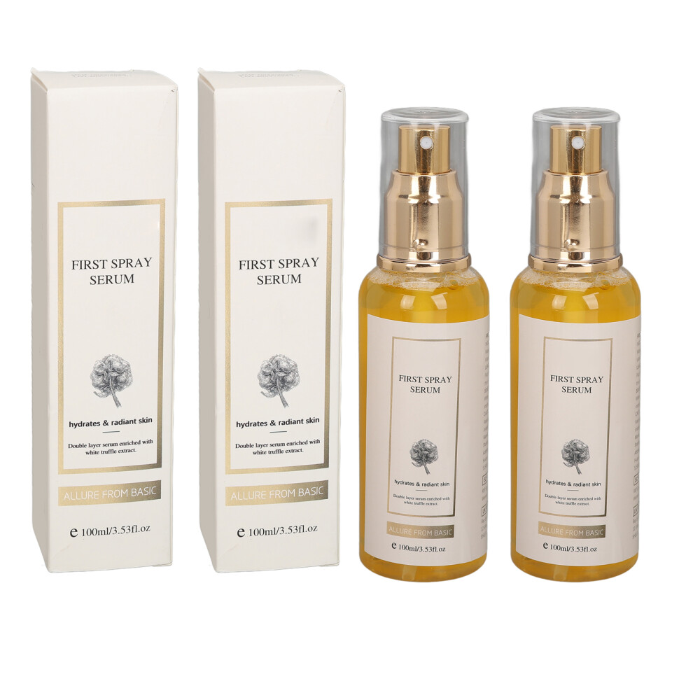 White 2Pcs Truffle Facial Mist Serum 100Ml Reduce Pigmentation