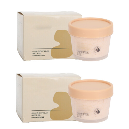 2x100g Herbal Leg Scrub Deep Cleansing Exfoliating Cream