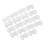 18pcs Reusable Washable Face Paint Stencils Body Templates 5