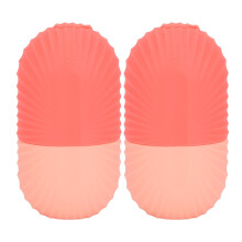 (Pink) 2x Eisgesichtswalze 100ml Temp-beständig Silikon Braun