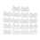 18pcs Reusable Washable Face Paint Stencils Body Templates 4