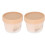 2x100g Herbal Leg Scrub Deep Cleansing Exfoliating Cream 3