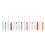 8 Colors Glow Neon Liquid Eyeliner Set Fast Drying Pigmented 3