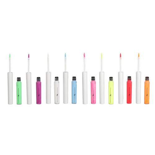 8 Colors Glow Neon Liquid Eyeliner Set Fast Drying Pigmented 2