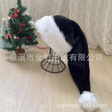 75cm black plush Christmas hat multi-color optional 30*75cm