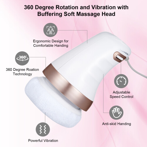 Elektrischer Cellulite-Massager 6 Waschbare Pads Körperformung 2