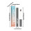 Wasserfeste Lipliner Formstift Peel-Off mit Pinsel 1
