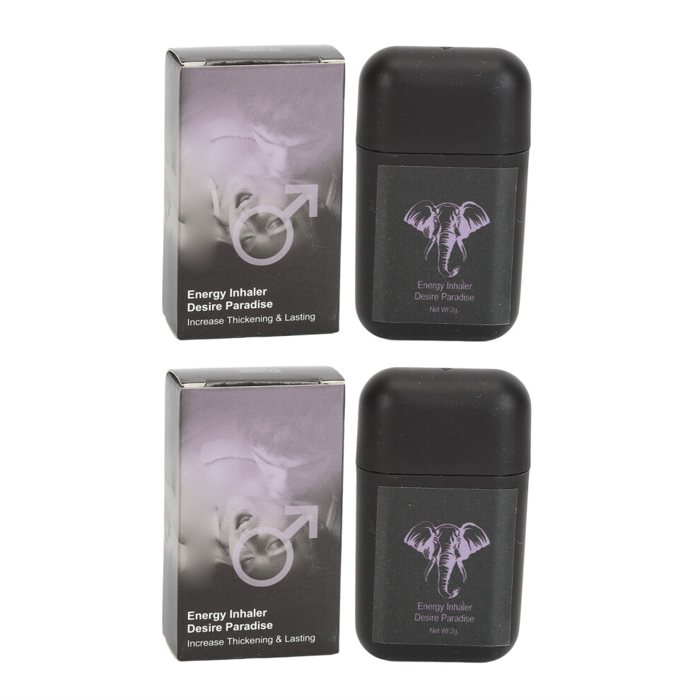 2pcs Men Energy Nasal Inhaler 2ml for Discomfort Relief and Focus