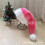 75cm black plush Christmas hat multi-color optional Pink 30*75cm 3