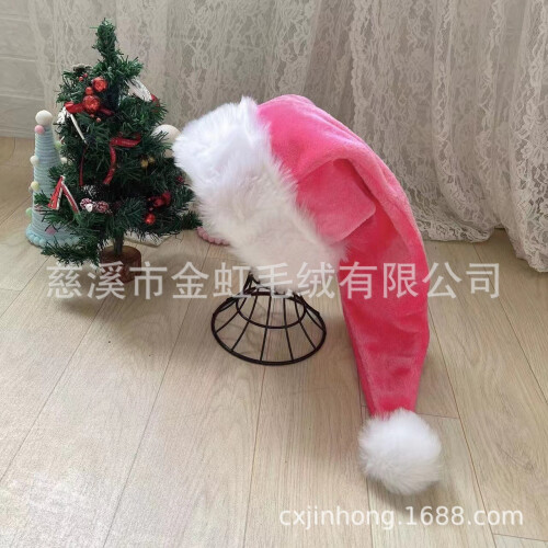 75cm Plüschmütze Weihnachten Erwachsene Lila 2