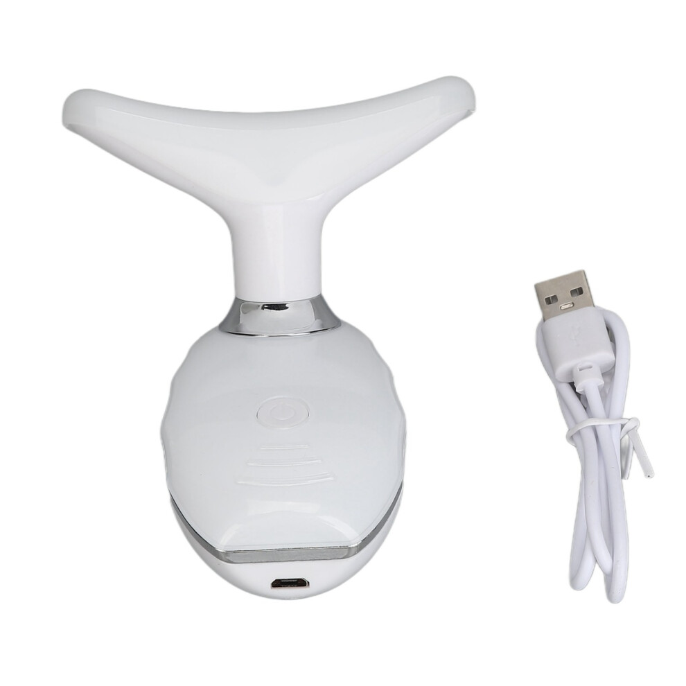 Face Neck Lifting Massager Colorful Lights Microcurrent Vibration