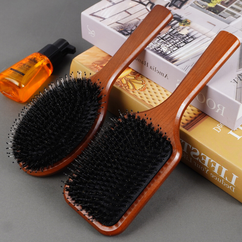 Red Paddle Comb Massage Scalp Air Cushion Anti-Static Hairbrush