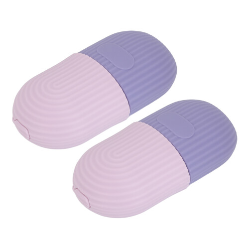 (Purple) 2x Eisgesichtswalze Silikon gegen Schwellungen 1