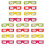 20Pcs 3D- Papprem För Filmer 3