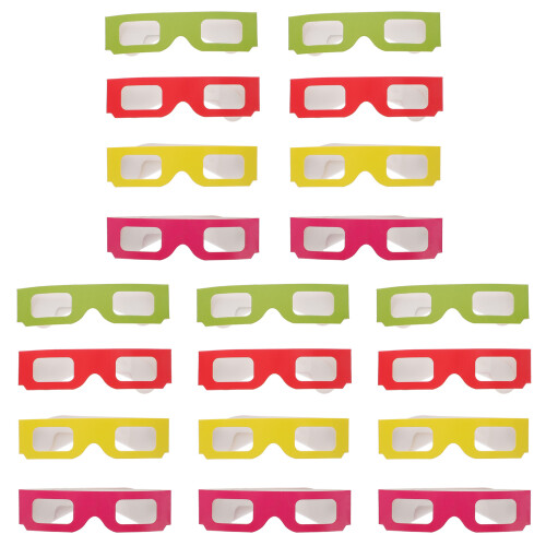20Pcs 3D- Papprem För Filmer 2