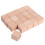 20Pcs Träblock Hårdträ Gummistämpel Fästen För Diy 7
