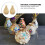 2St Khaki Handgemaakte Decoratieve Bloemhouder 11