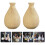 2St Khaki Handgemaakte Decoratieve Bloemhouder 4