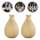 2St Khaki Handgemaakte Decoratieve Bloemhouder 5