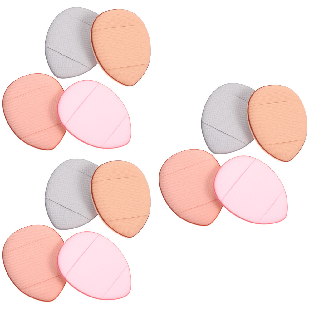 Solustre 12Pcs Portable Blending Powder Non-Latex Mini Face Makeup