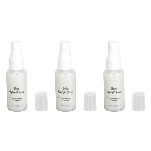 3pcs 30ml Body Glitter Spray Highlighter 2