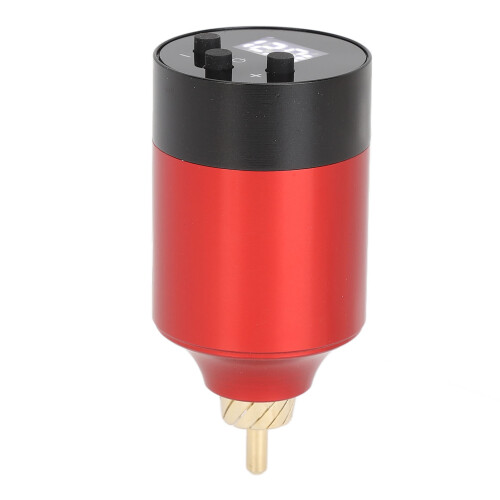 (Red) Tätowierbatterie 1400mAh Einstellbare Spannung RCA 2
